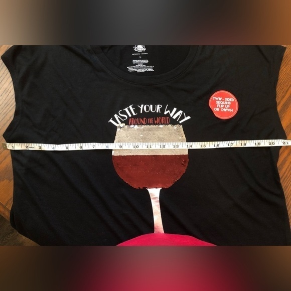 Epcot International Food & Wine Festival 2019 Reversible Sequin T-Shirt - Women - Picture 4 of 6
